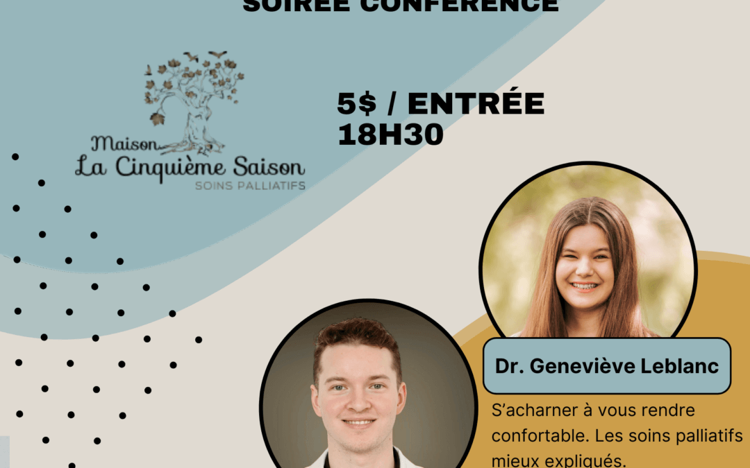 Conférence sur les soins palliatifs à Lac-Mégantic